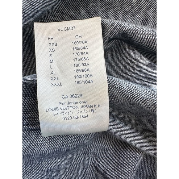 Louis Vuitton Nigo Navy Giant Damier Monogram Button Up Shirt - Picture 7 of 7